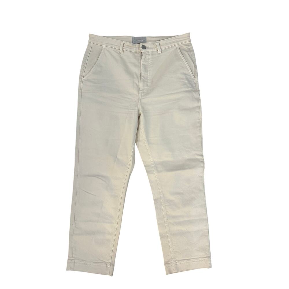 Everlane Women’s Straight Jeans in Ecru Size 14 - Great Condition! - Picture 1 of 3